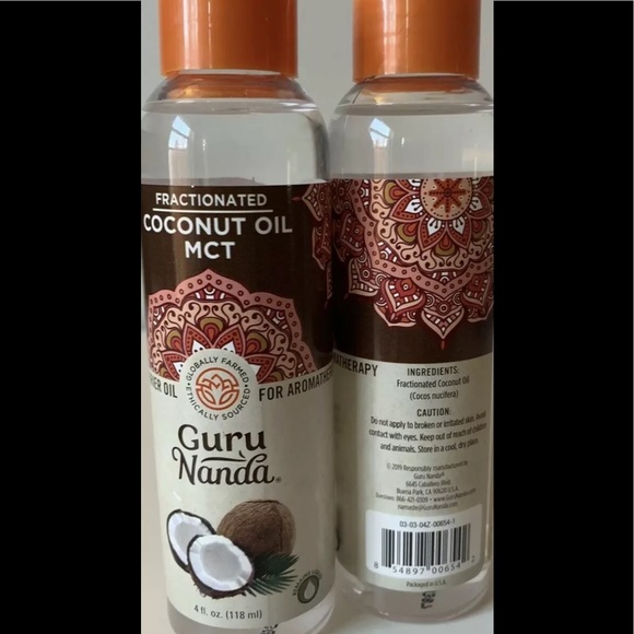 2 Guru Nanda Fractionated Coconut Oil Aromatherapy - Picture 1 of 1
